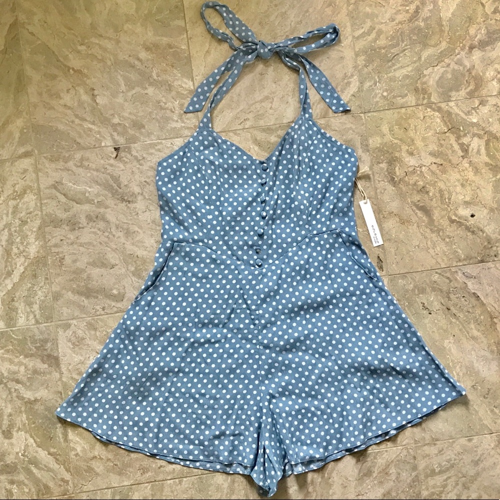 Forever 21 Solemio halter top romper